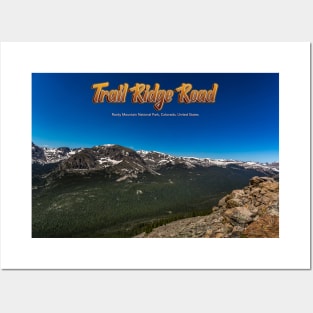 Trail Ridge Road in Rocky Mountain National Park Posters and Art